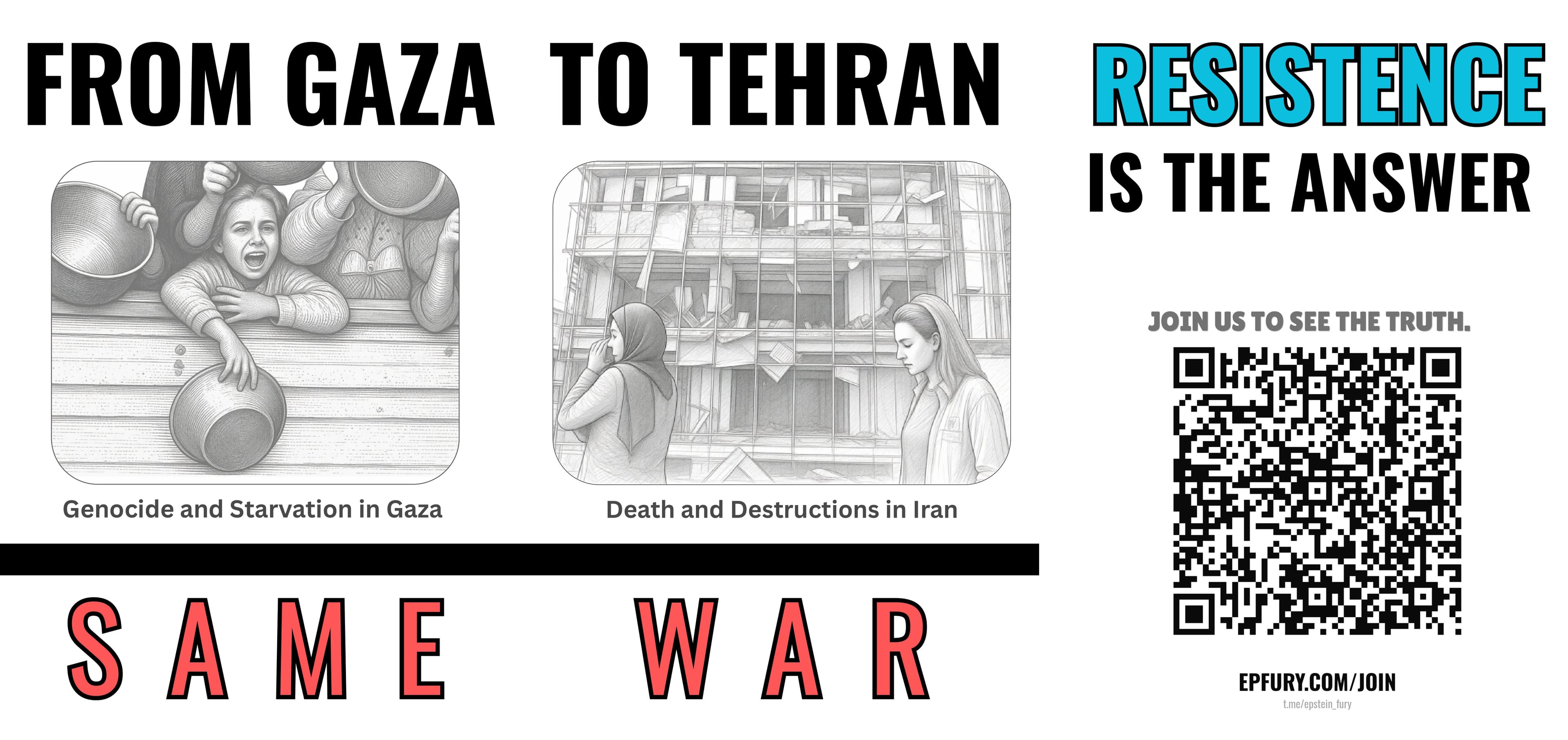 From Gaza to Tehran — Same War