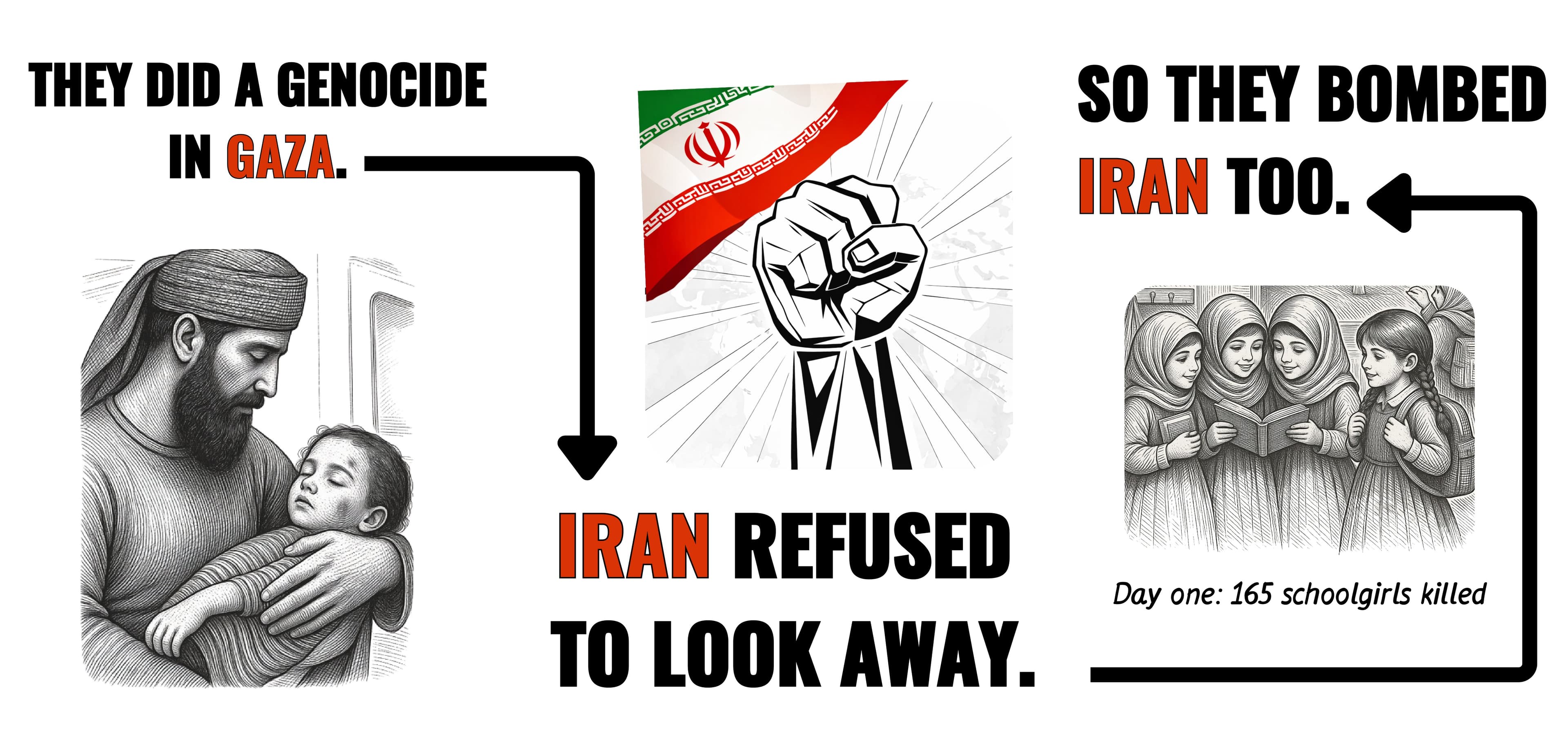 They Did a Genocide in Gaza. Iran Refused to Look Away.